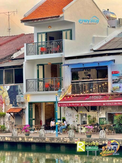 Heritage House 16Pax Riverview 3 Mins Walkjonker Villa Malacca Exteriör bild