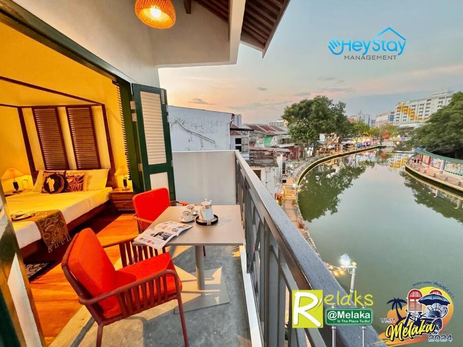 Heritage House 16Pax Riverview 3 Mins Walkjonker Villa Malacca Exteriör bild