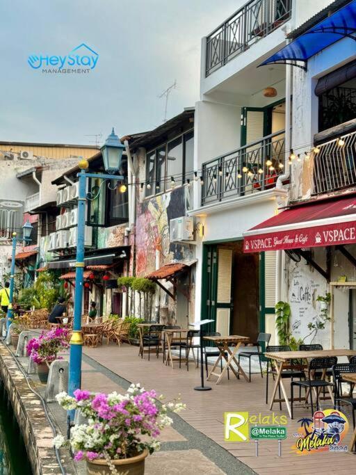 Heritage House 16Pax Riverview 3 Mins Walkjonker Villa Malacca Exteriör bild