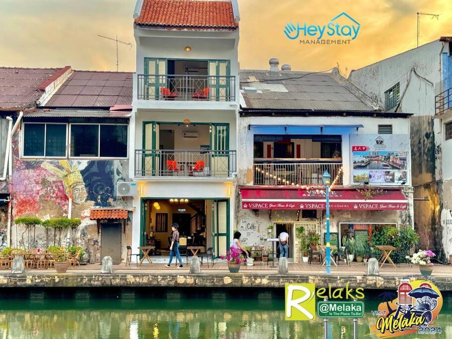 Heritage House 16Pax Riverview 3 Mins Walkjonker Villa Malacca Exteriör bild