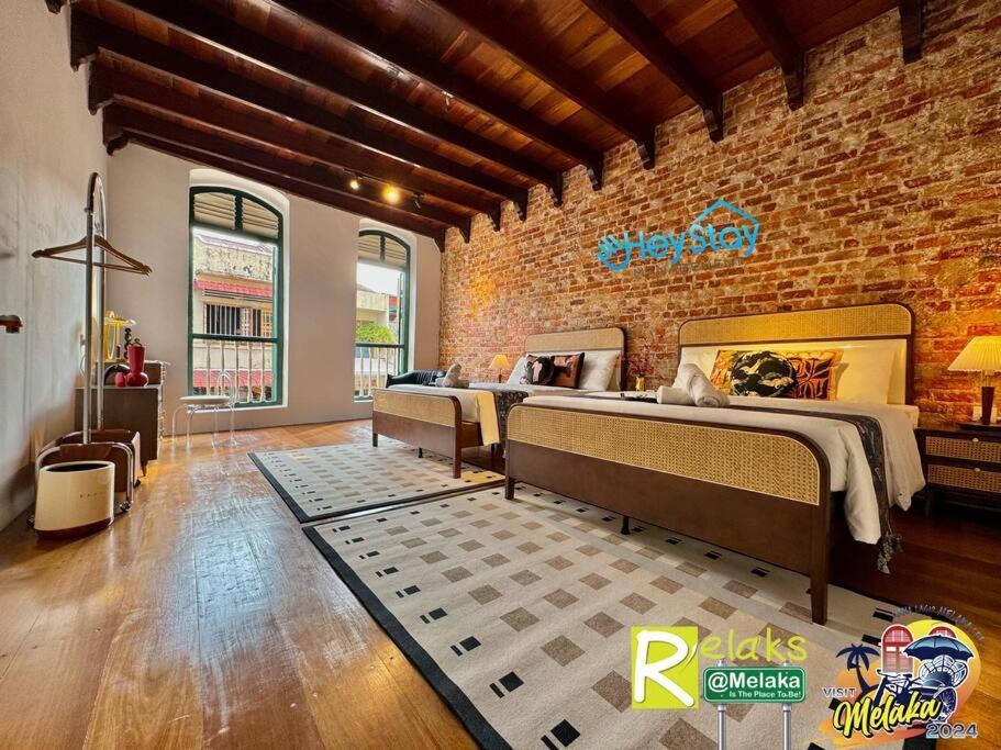 Heritage House 16Pax Riverview 3 Mins Walkjonker Villa Malacca Exteriör bild